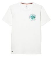 Pánské tričko Lacoste Sport Roland Garros Edition Logo T-Shirt - white