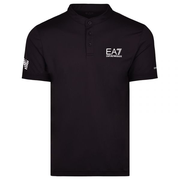 Polo marškinėliai vyrams EA7 Man Jersey Polo - black