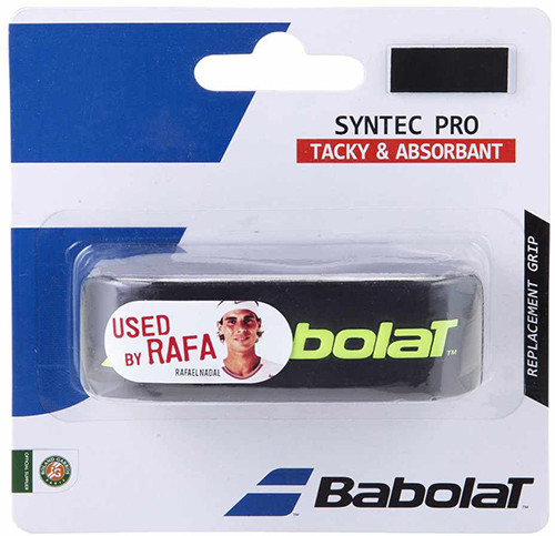 Grip sostitutivi Babolat Syntec Pro 1P - black/yellow