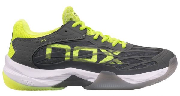 Ανδρικά παπούτσια για padel NOX AT10 Lux Gris - amarillo fluor