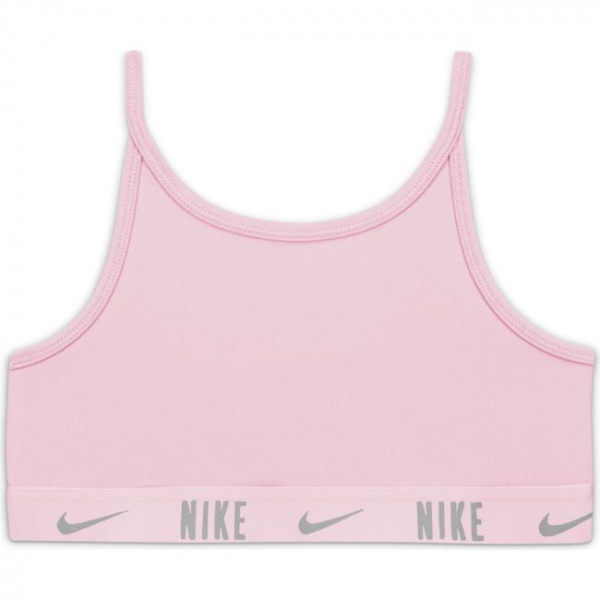Liemenėlė mergaitėms Nike Trophy Bra G - pink foam/light smoke grey