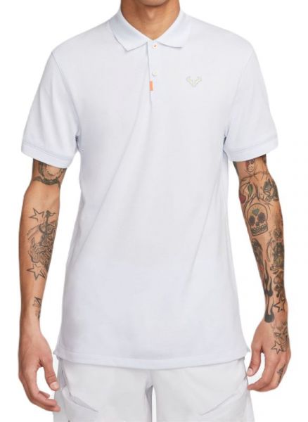 Men's Polo T-shirt Nike Rafa Slim Polo - football grey/cobalt bliss/bright cactus