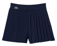 Damen Tennisshorts Lacoste Ultra-Dry Stretch Lined Tennis Shorts - Blau