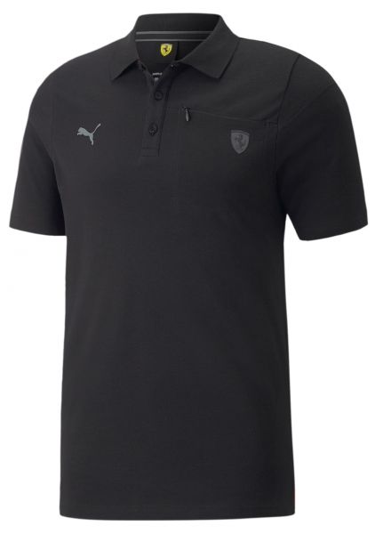 Polo de tennis pour hommes Puma Ferrari Style Polo - black
