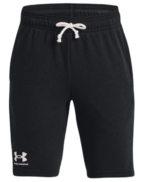 Shorts pour garçons Under Armour Boys' UA Rival Terry Shorts - black/mod gray