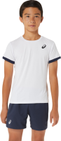 Poiste T-särk Asics Tennis Short Sleeve Top - brilliant white/midnight