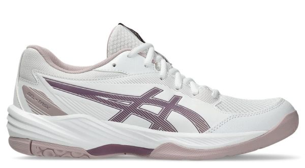 Women s badminton squash shoes Asics Gel Task 4 White Tennis Zone Tennis Shop