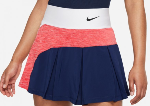  Nike Court Dri-Fit Advantage Skirt Hybrid W - white/binary blue/university red