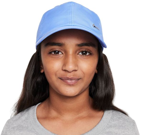 Cap Nike Kids Dri-Fit Club Unstructured Metal Swoosh - Blue