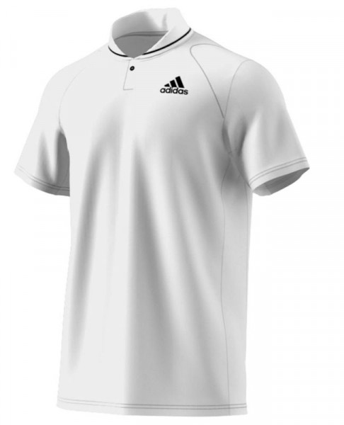  Adidas Club Rib Polo - white/black