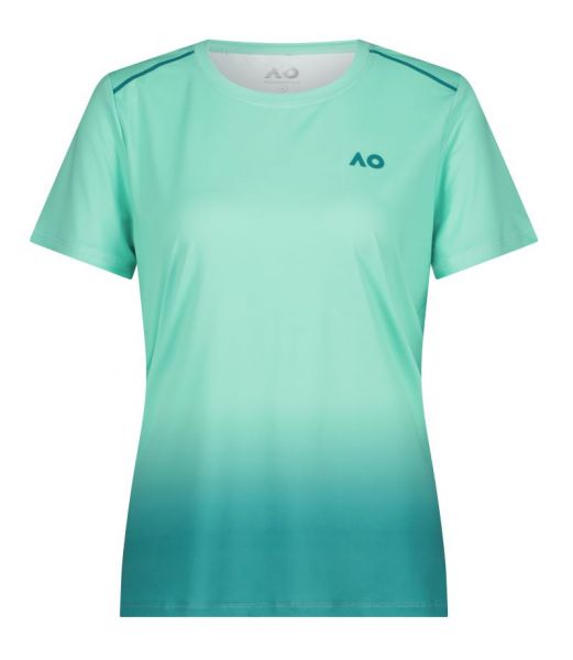 Marškinėliai moterims Australian Open Performance Tee - court ombre