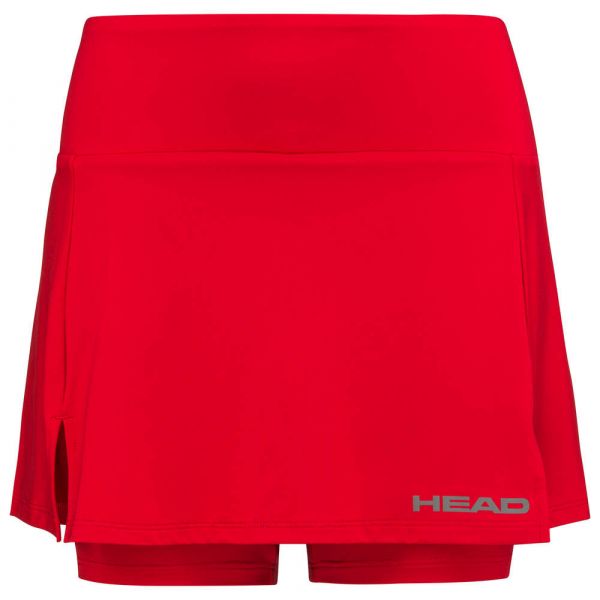 Damen Tennisrock Head Club Basic Skort - Rot