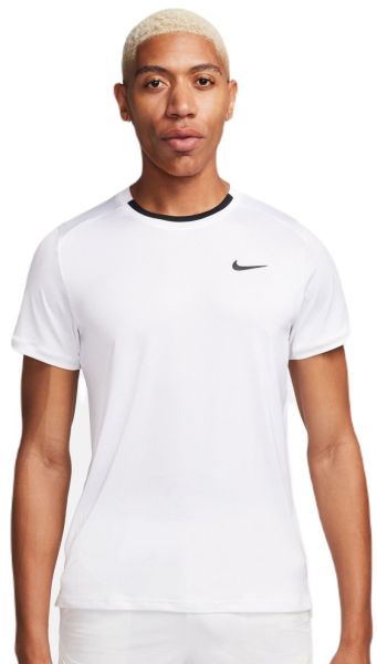 Men's T-shirt Nike Court Dri-Fit Advantage Top - white/black