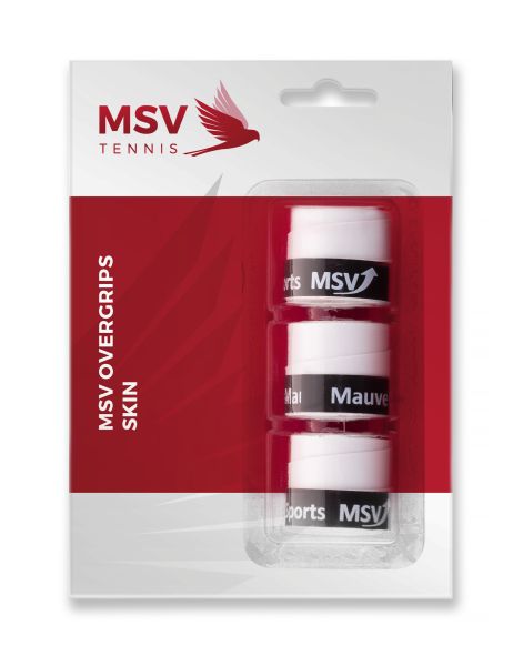 Sobregrip MSV Skin Overgrip white 3P