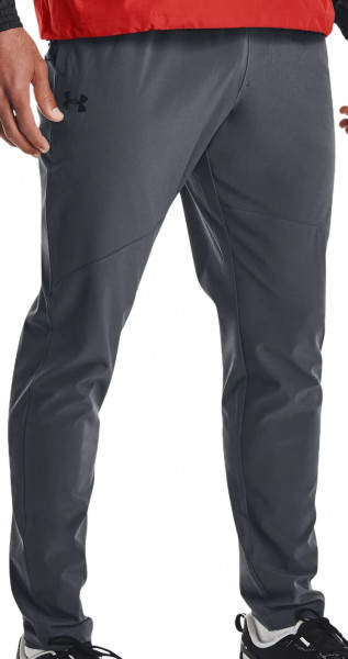 Męskie spodnie tenisowe Under Armour Stretch Woven Pant - grey
