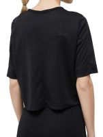 Tenisa T-krekls sievietēm Calvin Klein WO SS T-shirt (Boxy) - black beauty Tenisa T-krekls sievietēm Calvin Klein WO SS T-shirt (Boxy) - black beauty