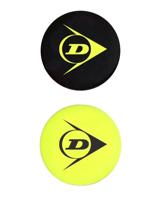 Vibration dampener Dunlop Flying Dampener 2P black/yellow Tennis