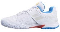 Tenisice za djecu Babolat Propulse All Court Junior - white/diva blue Tenisice za djecu Babolat Propulse All Court Junior - white/diva blue