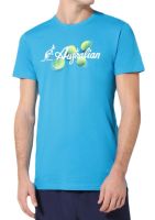 Férfi póló Australian Cotton T-Shirt Australian Balls - blu capri Férfi póló Australian Cotton T-Shirt Australian Balls - blu capri