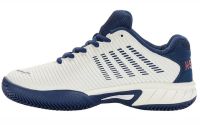 Tenisice za djecu K-Swiss Hypercourt Express 2 HB - blanc de blanc/blue opal/lollipop Tenisice za djecu K-Swiss Hypercourt Express 2 HB - blanc de blanc/blue opal/lollipop