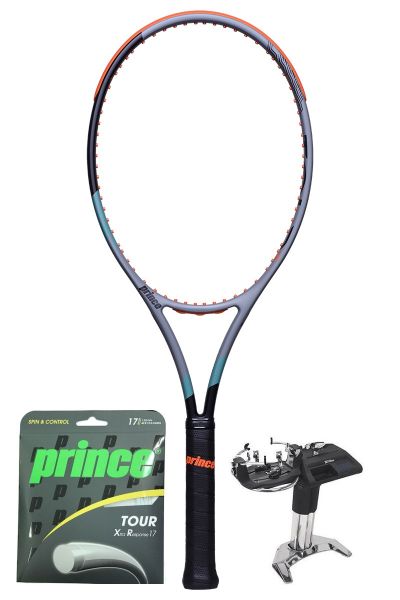Ρακέτα τένις Prince Tour 100 290g + xορδή + πλέξιμο ρακέτας