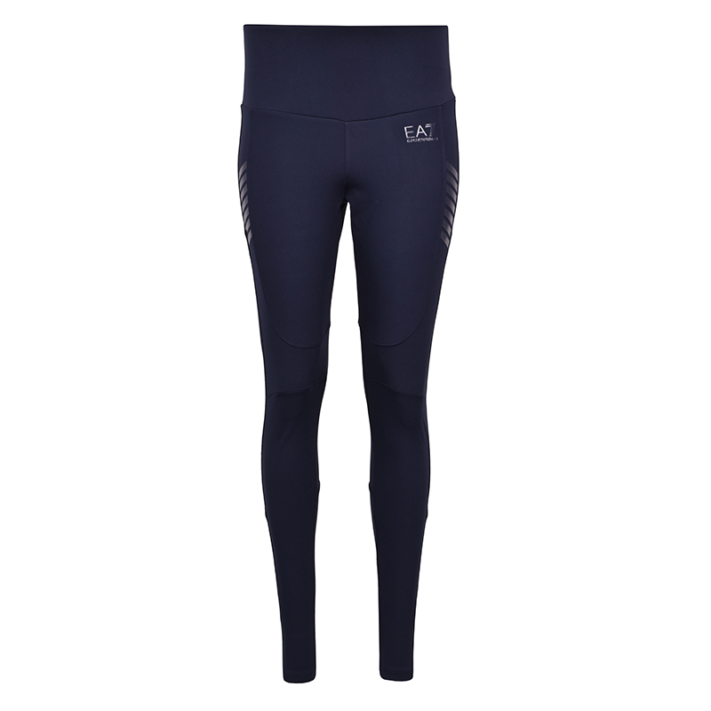 Women's leggings EA7 Woman Jersey Leggings - navy blue