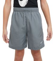 Fiú rövidnadrág Nike Dri-Fit Multi+ Training Shorts - smoke grey/white