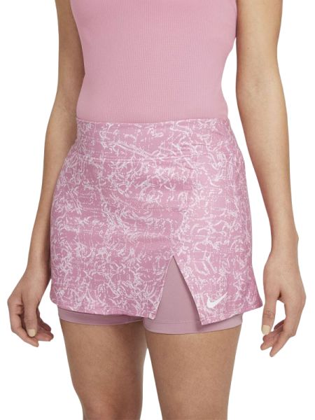 Naiste tenniseseelik Nike Court Victory Skirt STR Printed W - elemental pink/white