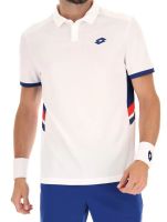 Мъжка тениска с якичка Lotto Squadra III Polo - bright white