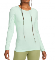 Női póló (hosszú ujjú) Nike Dri-Fit Aura Slim Fit Long Sleeve Training Top - mint foam/reflective silver