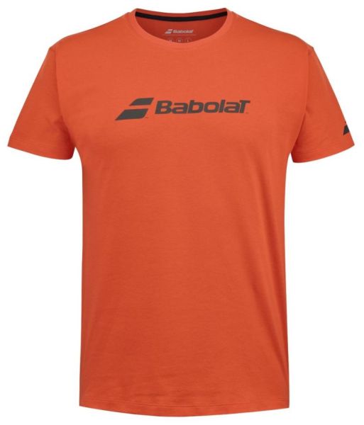 Herren Tennis-T-Shirt Babolat Exercise Tee Men - fiesta red