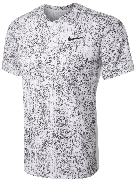  Nike Court Dry Victory Top Print M - white/white/black