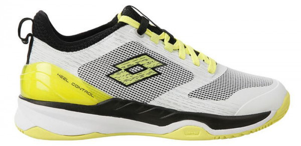 Γυναικεία παπούτσια Lotto Mirage 200 Clay W - all white/yellow neon/all black