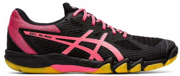 Women's squash shoes Asics Gel-Blade 7 W - black/pink cameo
