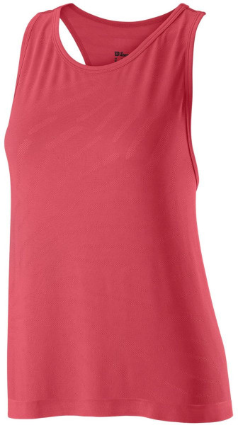 Damen Tennistop Wilson W Competition Seamless Tank - holly berry