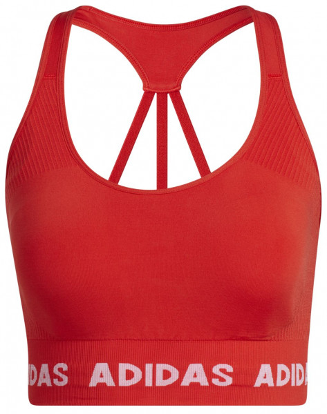Women's bra Adidas Training Aeroknit Bra - vivid red