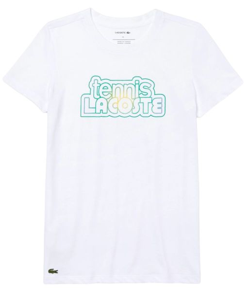  Lacoste Women’s Lacoste SPORT Graphic Print Tennis T-shirt - white