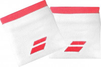Tennise randmepael Babolat Logo Wristband - white/fluo strike
