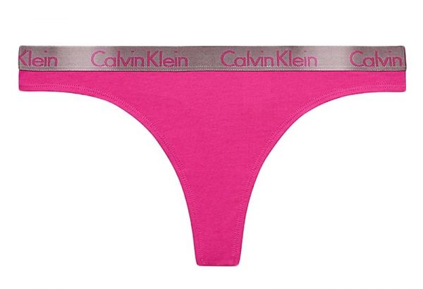 Dámske nohavičky Calvin Klein Thong 1P - very berry