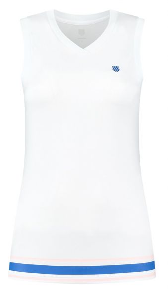 Damen Tennistop K-Swiss Tac Hypercourt Singlet - white