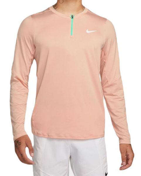 Teniso marškinėliai vyrams Nike Dri-Fit Adventage Camisa - arctic orange/green glow/white