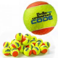 Piłki tenisowe Balls Unlimited Code Blue 60B - yellow/orange