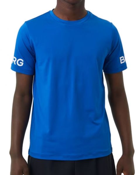 Тениска за момчета Björn Borg T-shirt - nautical blue