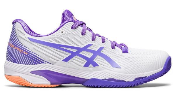 Chaussures de tennis pour femmes Asics Solution Speed FF 2 Clay - white/amethyst