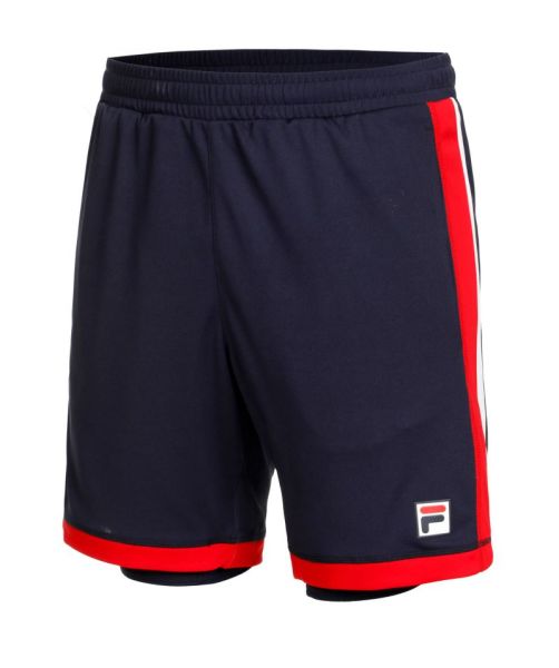 Shorts de tenis para hombre Fila Shorts Fabio - navy/fila red