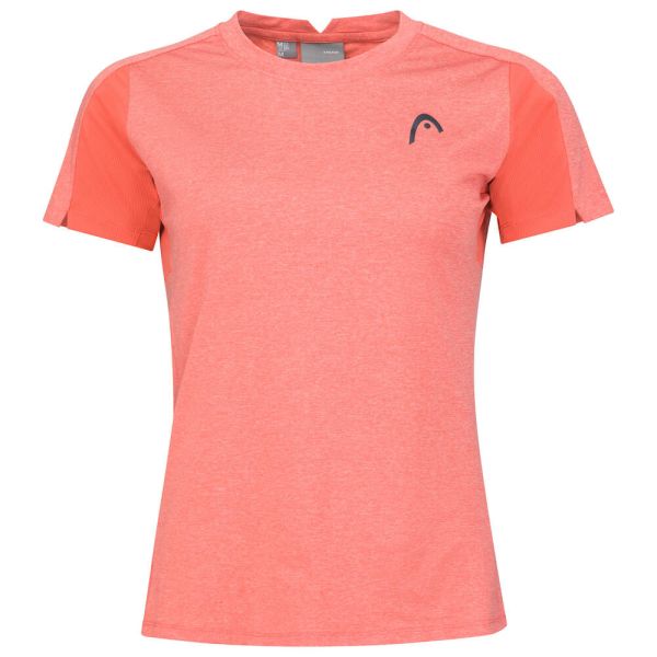 Marškinėliai moterims Head Padel Tech T-Shirt - coral