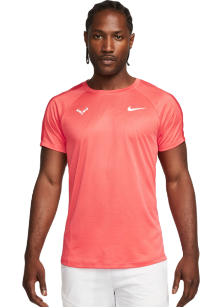 Men's T-shirt Nike Rafa Challenger Dri-Fit Tennis Top - ember glow/jade ice/white