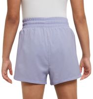 Lány rövidnadrág Nike Dri-Fit One High-Waisted Woven Training Shorts - indigo haze/white Lány rövidnadrág Nike Dri-Fit One High-Waisted Woven Training Shorts - indigo haze/white