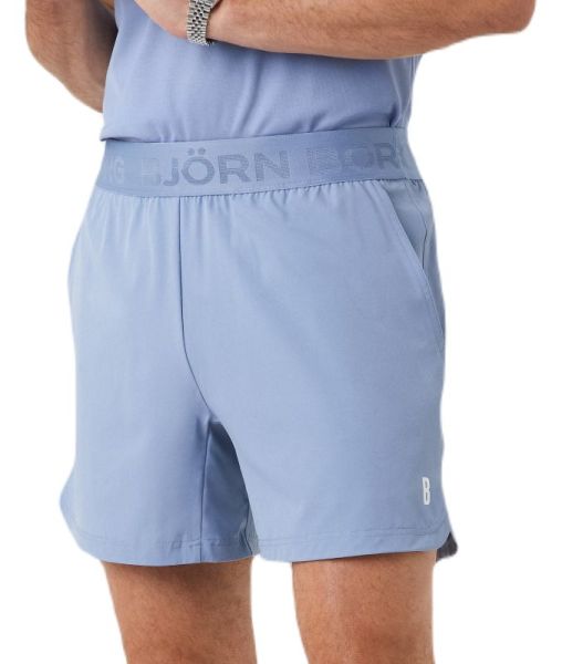 Shorts de tenis para hombre Björn Borg Ace Short Shorts - stonewash