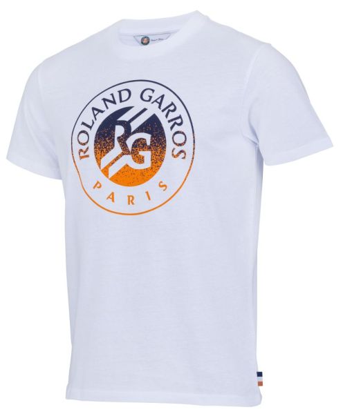 Herren Tennis-T-Shirt Roland Garros Big Logo 2024 T-Shirt - Weiß
